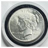 1935 Peace Silver Dollar