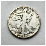 1927-S Walking Liberty Silver Half Dollar