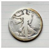 1920-D Walking Liberty Silver Half Dollar