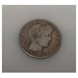 1908-O Barber Half Dollar