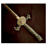 Antique Knights of Pythias Ceremonial Sword & Scabbard – 1882 / 1925
