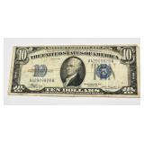 1934 $10 Blue Seal Silver Certificate