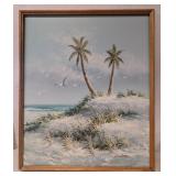 Original Seascape Oil Painting – Signed Gordon