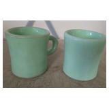 Fire-King Jadeite Mugs