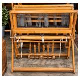Danish Lervad 4-Shaft Maple Floor Loom with Manual Crank – Potterville