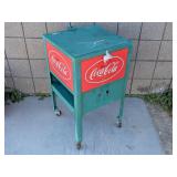 Coca-Cola Metal Cooler Cart with Drain & Bottle Opener – Estate Sales Warehouse (GR)