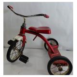 Vintage Early 1970s Red and White Schwinn Tricycle