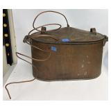 Antique Moonshine Still - Copper Wash Boiler Converted to a Still