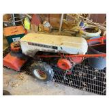 Gravely Super Convertible Vintage Walk-Behind Two-Wheel Tractor with Rotary Cutter Attachment – Whit