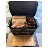 Plano Guide Series 4-Drawer Tackle Box Packed with Massive Collection of Premium Fishing Lures – Whi