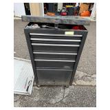 Master Mechanic Rolling Tool Cabinet Packed with Large Assortment of Mechanic and Hand Tools