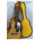 Harmony Hand Crafted Acoustic Guitar with Hard Case
