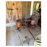 Vintage Two-Row Corn Planter – Steel Wheels