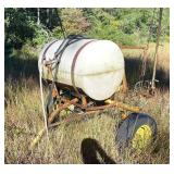 Tow-Behind Boom Sprayer with Poly Tank