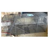 Galvanized Live Animal Cage Trap