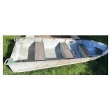 Aluminum V-Hull Rowboat