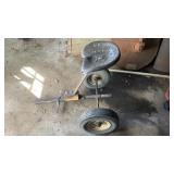 Three-Wheel Tractor Sulky Cart with Pan Seat