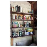 Automotive Fluids, Oil Filters & Shelving Lot