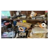 Workbench Shelving Contents with Schumacher Battery Charger – Unsearched