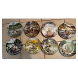 Edwin M. Knowles "Living World of Nature Ducks" Plates – Set of 8