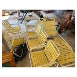 Vintage Samsonite Vinyl Strap Patio Furniture Set