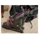 3 Pairs of Rollerblade Astroblade Inline Skates with Pads and Bag