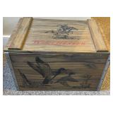 Winchester Wooden Repeater Storage Box with Hinged Lid
