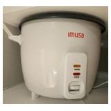 IMUSA 8-Cup Rice Cooker Model GAU-00013 with Measuring Cup and Paddle