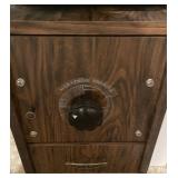 Marathon Uni-Mill Electric Grain Grinder Mill with Wood Grain Cabinet