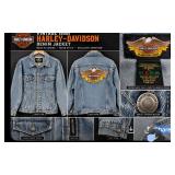 Vintage 1990s Harley-Davidson Denim Jacket, Size L – Made in Canada
