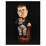 Vintage Oliver Hardy Statue – Large, Made in Japan