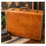 1950s Samsonite Suitcase in Saddle Tan
