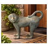 The Gracious Garden Bronze-Finish Monkey Statue / Doorstop