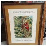 Thomas Nast Santa Claus Framed Christmas Print