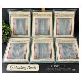 6 Vintage Giselle Knit Curtain Panels – 53" x 81", Made in USA