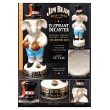 Jim Beam Regal China Patriotic Elephant Decanter – 13"