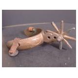 Antique 1800s Bamboo Rifle Cleaning Rod with Brass Fittings