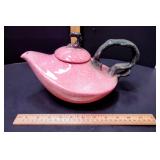 1950s Hull Woodland W26 Pink Aladdin Teapot