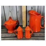 Metlox Poppytrail "Red Rooster" 5-Pc Set