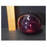 2004 Jud Scott (Ludington, MI) Signed Amethyst Art Glass