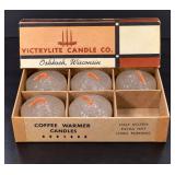 Vintage Victorylite Coffee Warmer Candles in Box – Oshkosh, WI