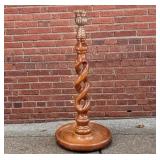 Antique English Barley Twist Candlestick – Late 1800s/Early 1900s