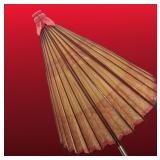 Vintage Japanese Wagasa Bamboo & Oiled Paper Parasol
