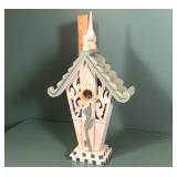 Handmade Wood Fairytale Birdhouse – 19"+