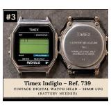 Vintage Timex Indiglo Ref. 739 Digital Watch – Needs Battery