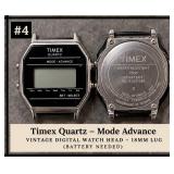 Vintage Timex Quartz Mode-Advance Digital Watch – Needs Battery