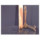 Brass Folding Display Easel / Plate Stand