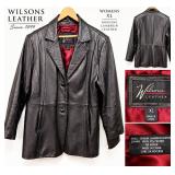 Venus Williams for Wilsons Black Lambskin Leather Blazer – Women