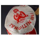1983 NC State Wolfpack National Champions Painter Cap – Jim Valvano Era