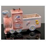 1950s Napco Sleepytime Express Musical Train Planter
